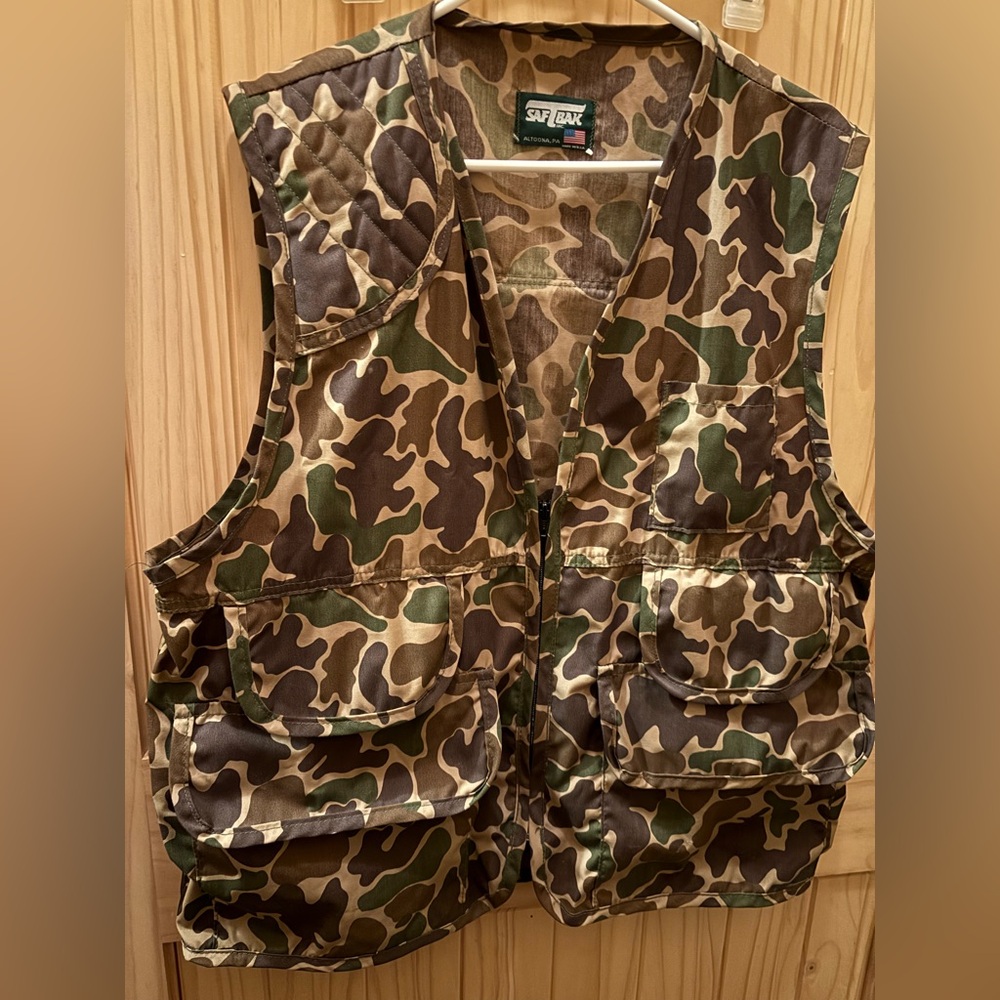 SAFTBAK Camouflage hunting vest size XL